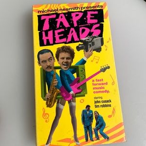 Tapeheads VHS tape starring John Cusack and Tim Robbins